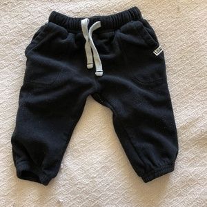 Black Fleece Sweat Pants - Baby Boy